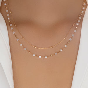 White Lilliana Necklace