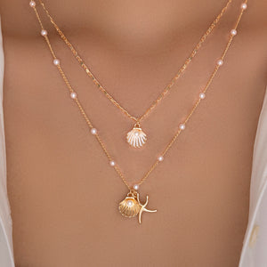 Small Shell Charm Necklace