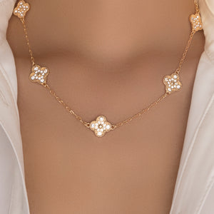 Modern Crystal Steffy Necklace