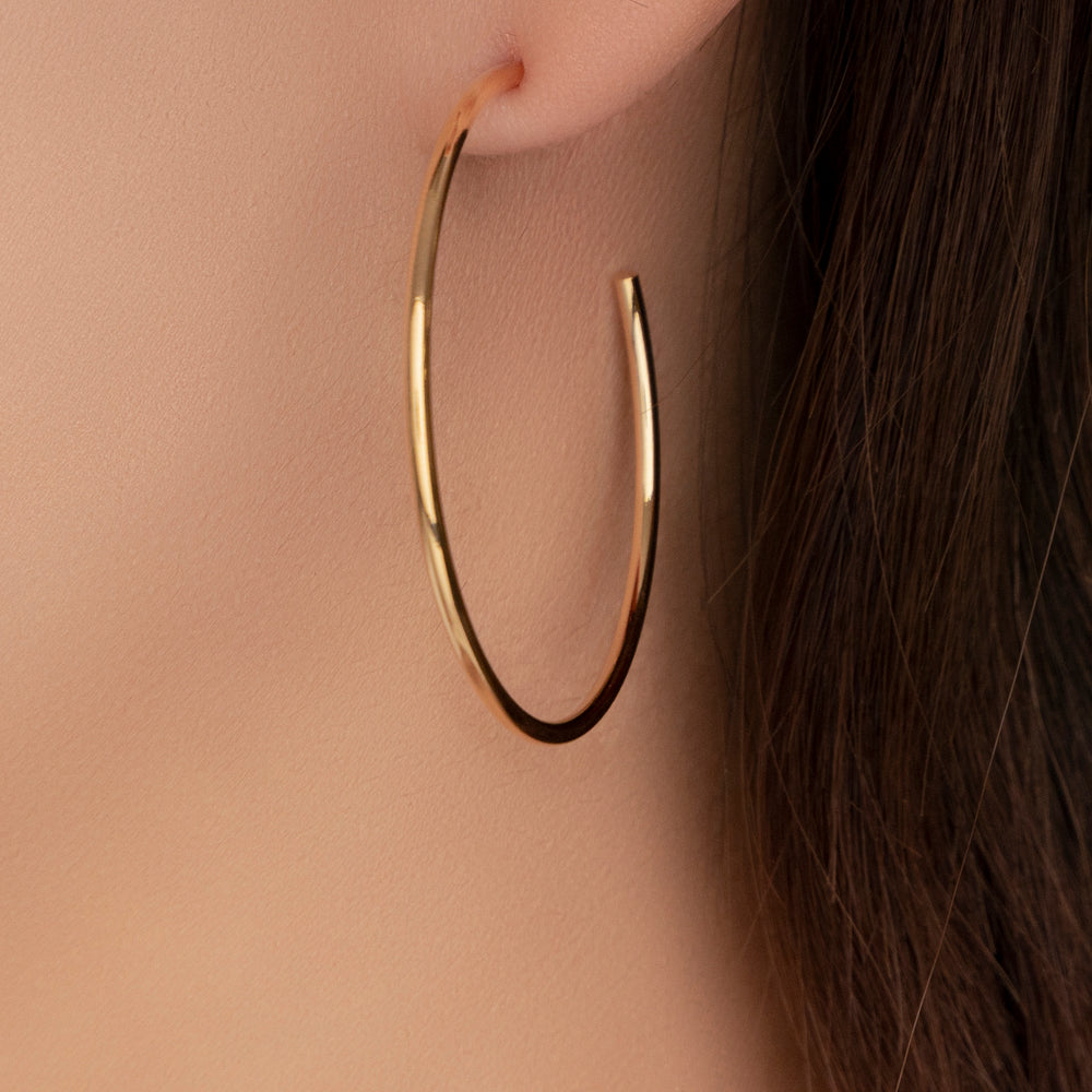 14K Josephine Hoops