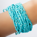 Mini Bead Bracelet Set (Turquoise)