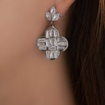 Crystal London Steffy Earrings (Silver)