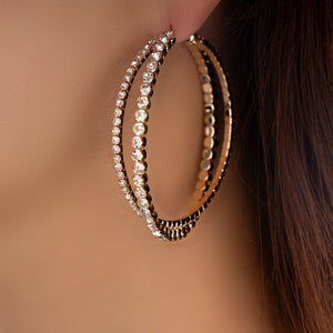 Crystal Florence Hoops