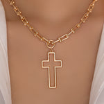 Cross Link Necklace