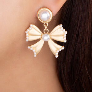 Matte Bow Earrings