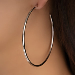 Silver Juliana Hoops