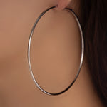 Silver Helen Hoops