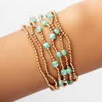 Turquoise Eva Bracelet Set