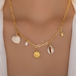 Layla Shell Charm Necklace