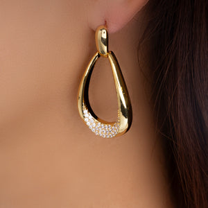 14K Crystal Brooke Earrings