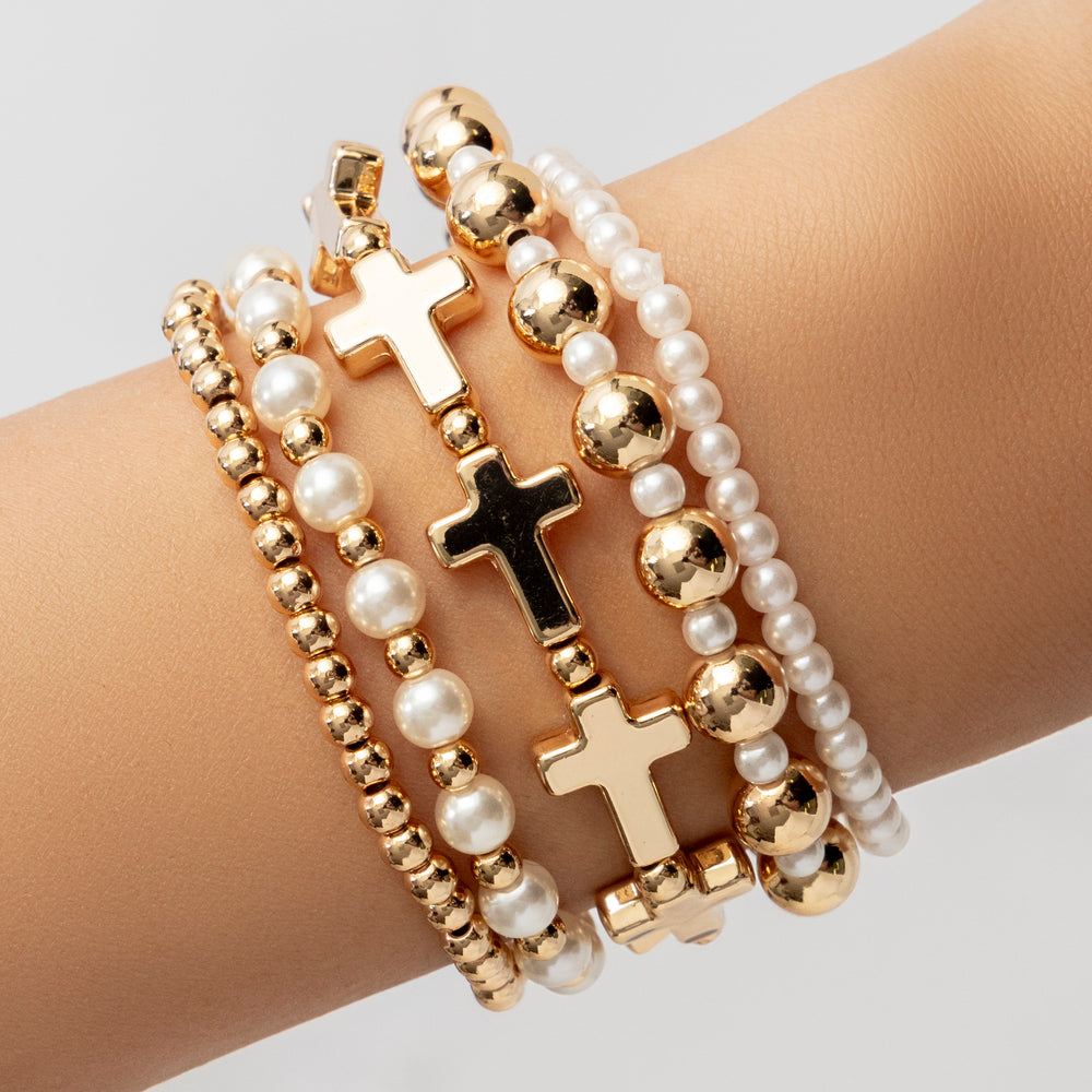 Nova Pearl Bracelet Set