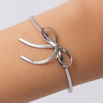 Silver Bow Bracelet