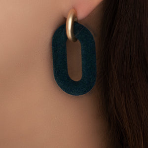 Dark Turquoise Earrings