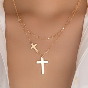 Celeste Cross Necklace