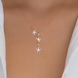 Chic Star Drop Necklace