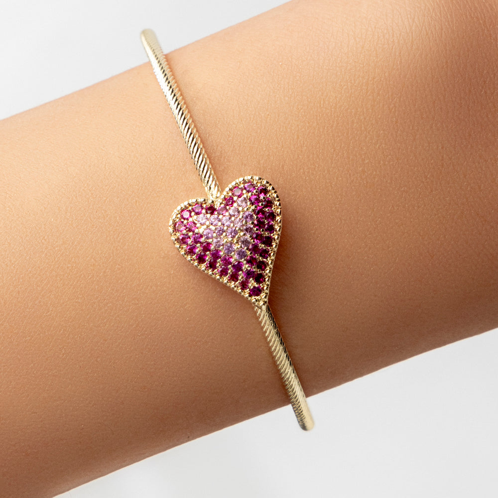 Rezzie Heart Cuff (Pink)