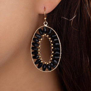 Robin Earrings (Black)