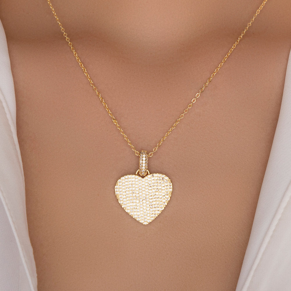 Adriana Crystal Heart Necklace