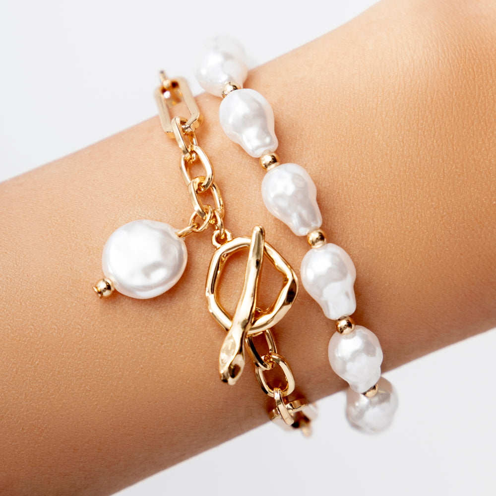 Milo Pearl Bracelet Set