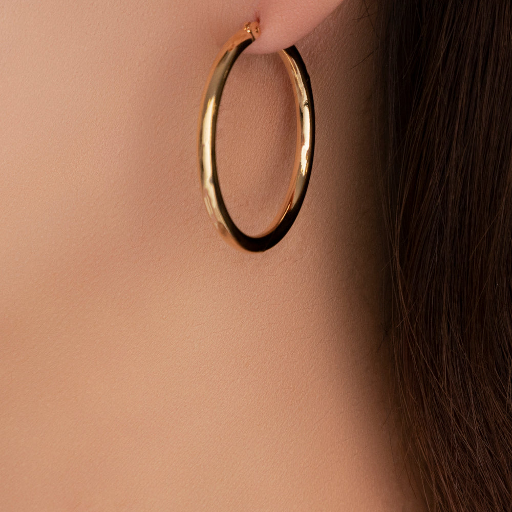 14K Alaina Hoops