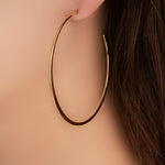 14K Olivia Hoops