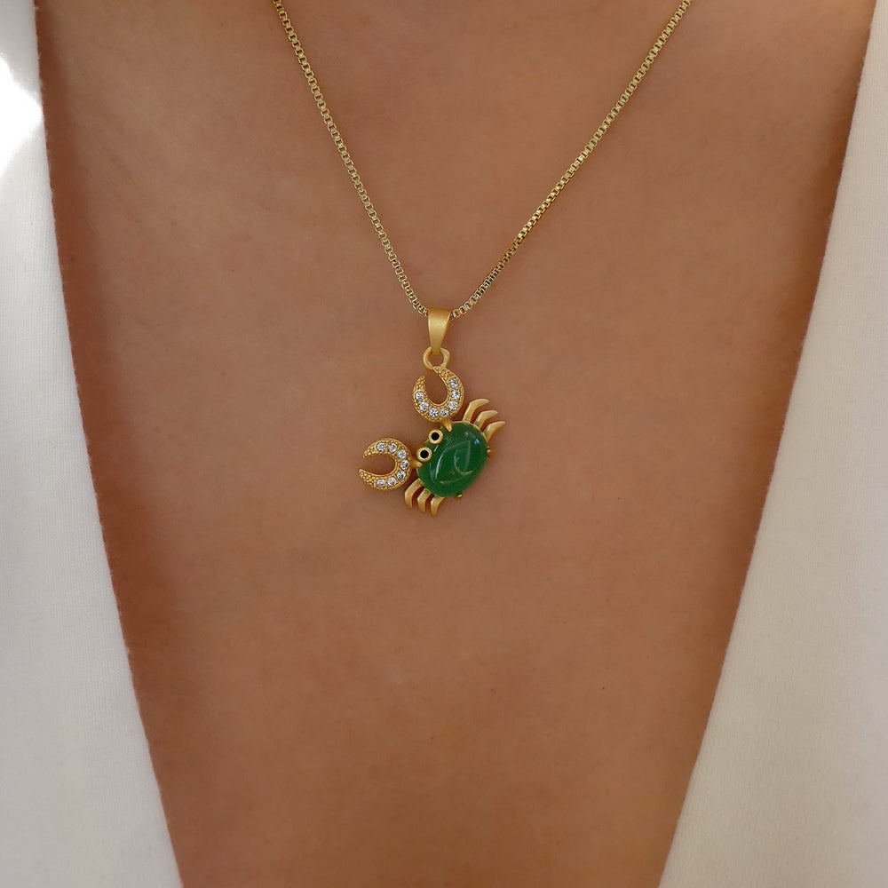 Green Crab Necklace