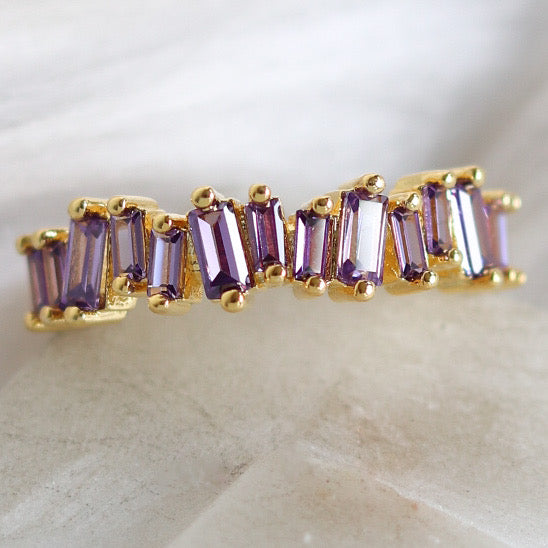 Purple Silvie Ring